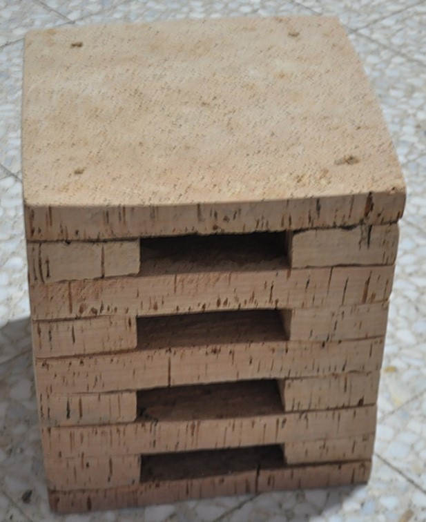 artesania corcho madera